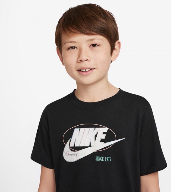 نايك تيفا - أسود T-shirts