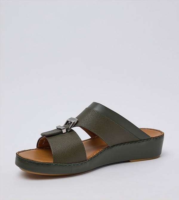 Dune London  Arabic Sandals - Green Arabic Sandals