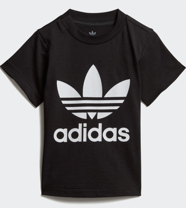 اديداس  ملابس - أسود تي شيرتات