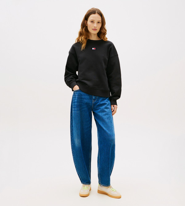 Tommy Jeans  Hoodies & Sweatshirts - Black Sweatshirts