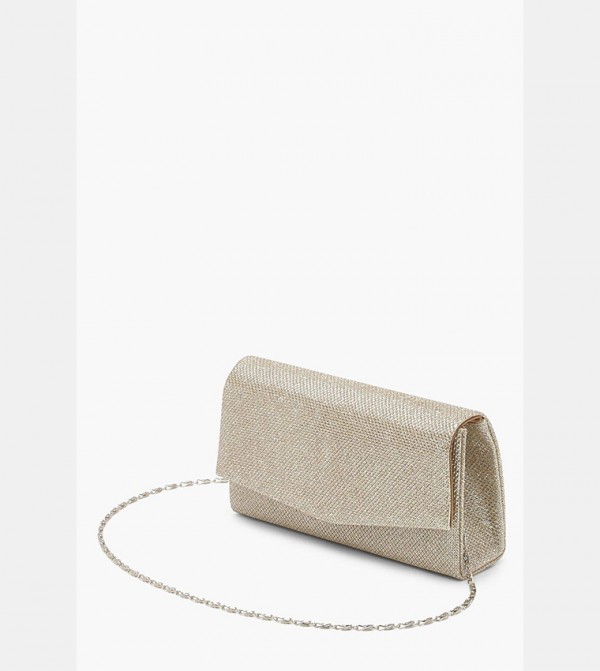boohoo - Outlet  - Gold Clutches