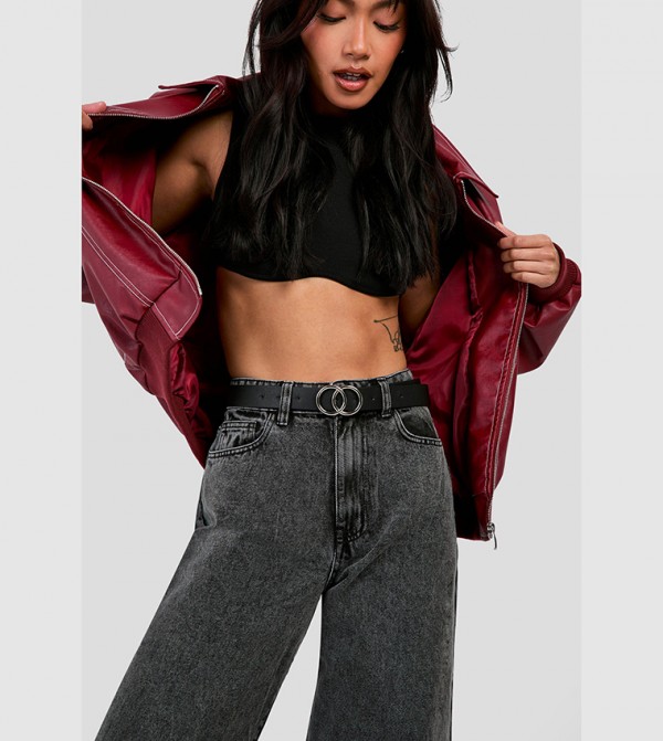 boohoo  Belts - Black Non Leather Belts