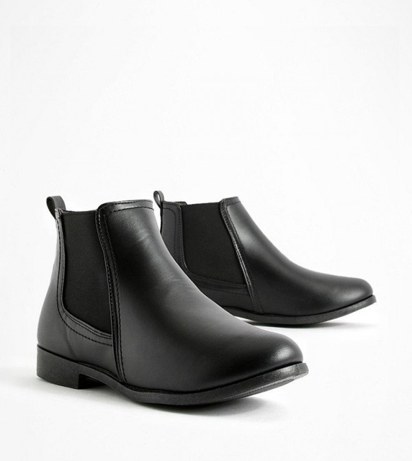 boohoo  Ankle Boots - Black Chelsea Boots
