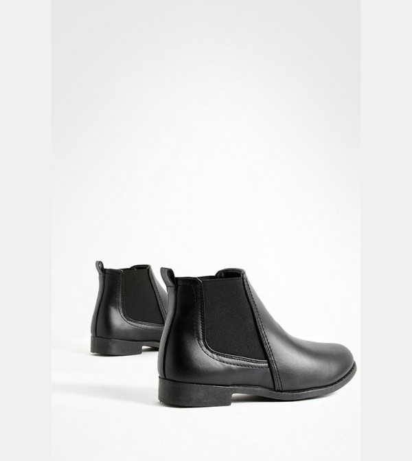 boohoo  Ankle Boots - Black Chelsea Boots