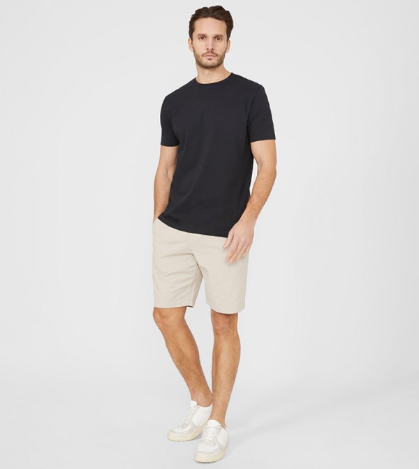 Maine Maine - Black Casual T-Shirts