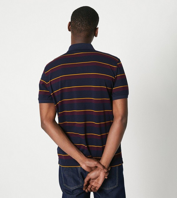 Maine Maine - Navy Polo T-shirts