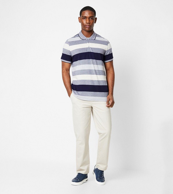 Maine  - White Polo T-shirts