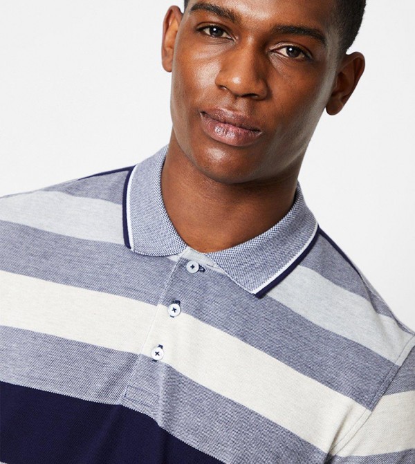 Maine  - White Polo T-shirts