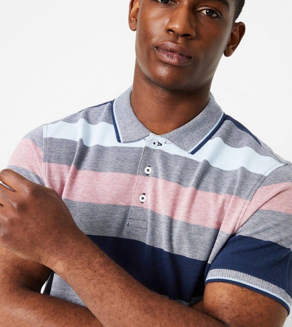 Maine  - Pink Polo T-shirts