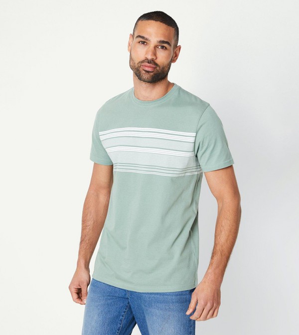 Maine  - Khaki Casual T-Shirts