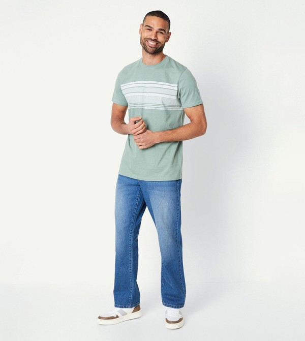Maine  - Khaki Casual T-Shirts