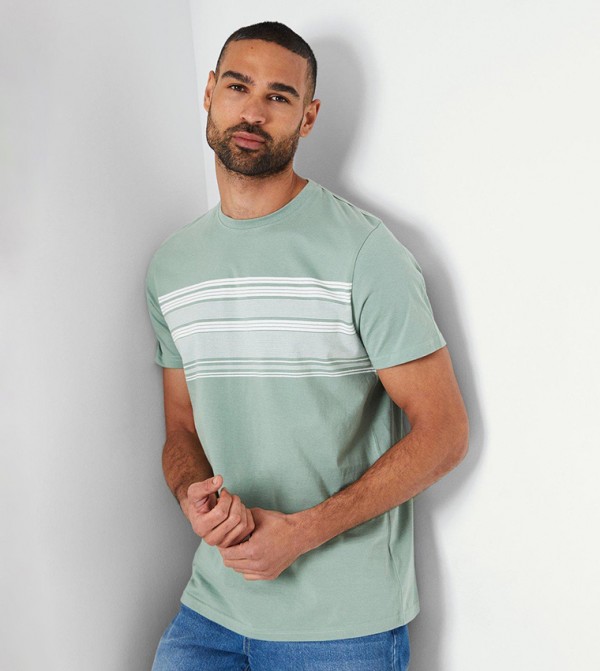 Maine  - Khaki Casual T-Shirts