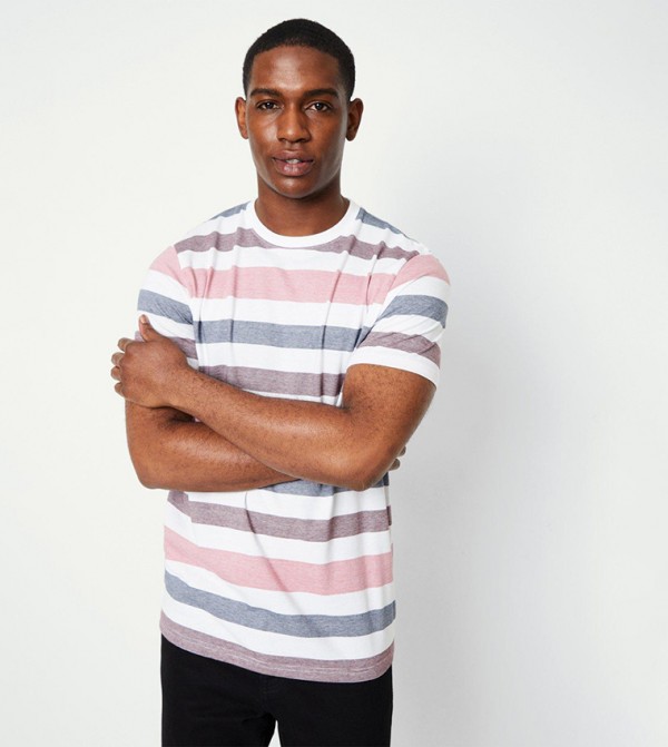 Maine  - Red Casual T-Shirts