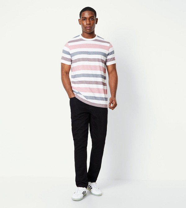 Maine  - Red Casual T-Shirts