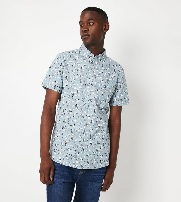 ماين ماين - أزرق Short Sleeves