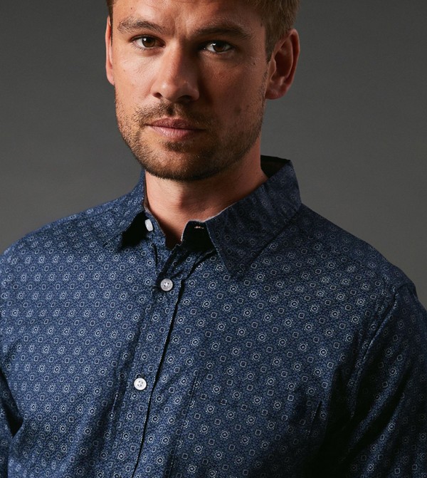 Maine  Clothing - Blue Long Sleeves