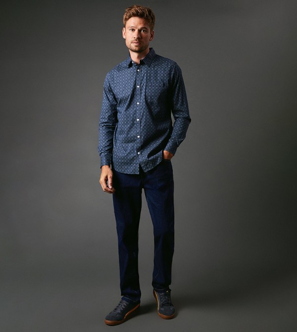 Maine  Clothing - Blue Long Sleeves