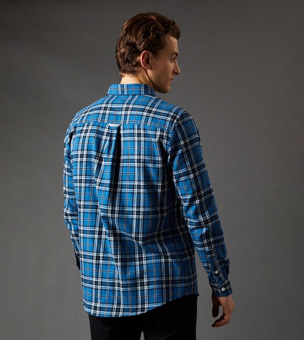 Maine Maine - Blue Casual Shirts