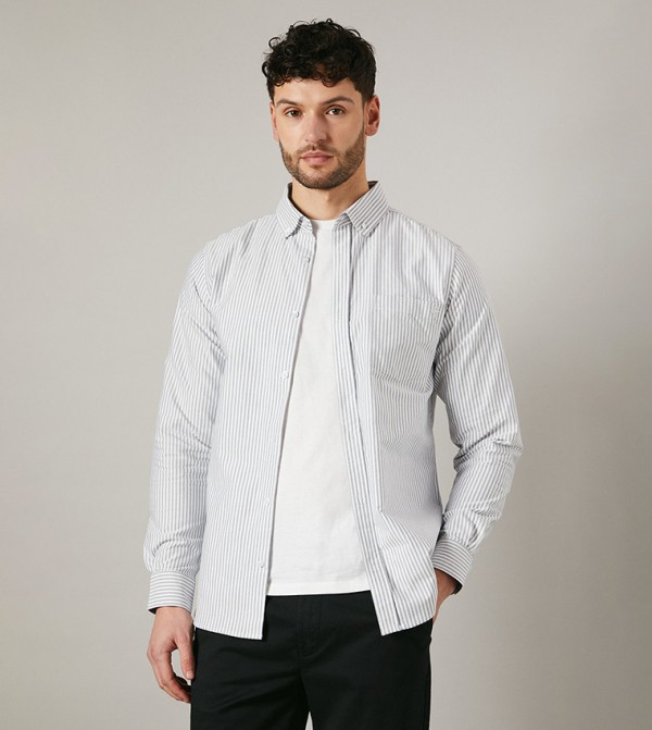 ماين  قمصان - أسود Long Sleeves