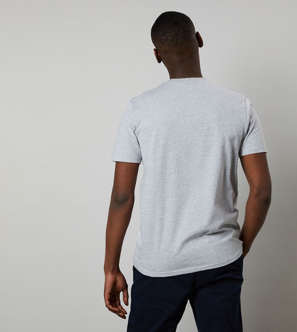 ماين ماين - رمادي Round Neck T-Shirts