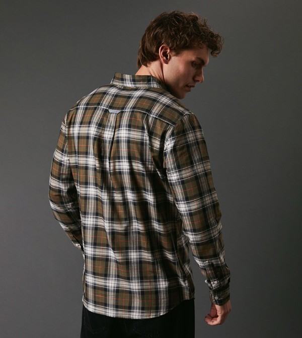 Maine Maine - Khaki Casual Shirts