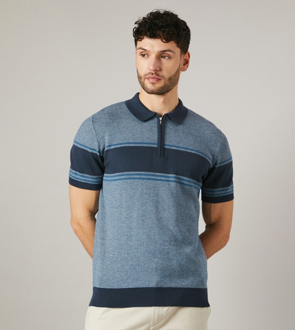 Maine  - Blue Polo T-shirts