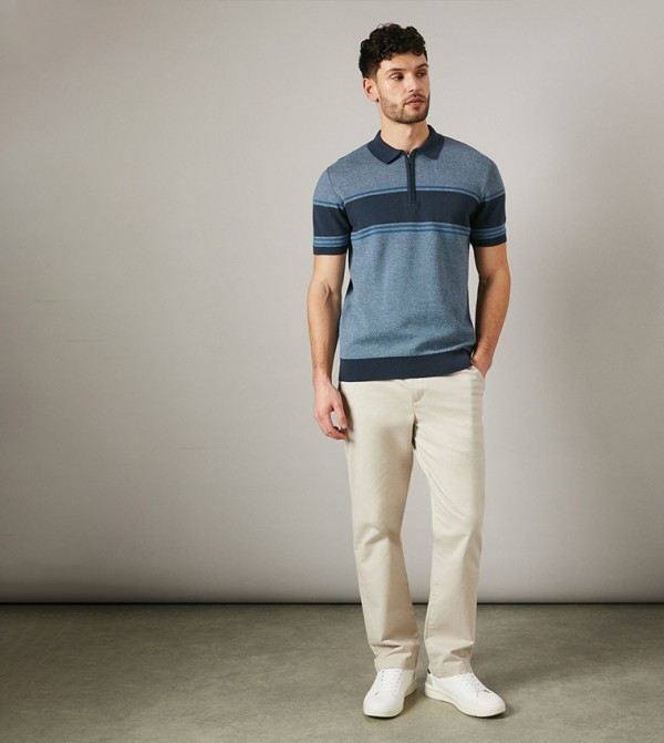 Maine  - Blue Polo T-shirts