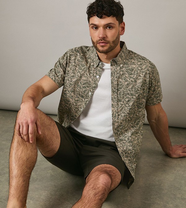 Maine Maine - Grey Chino Shorts