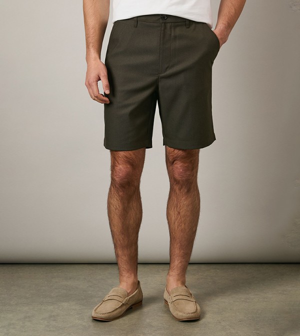 Maine Maine - Grey Chino Shorts