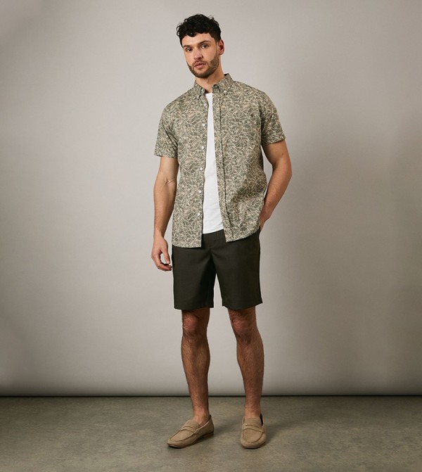 Maine Maine - Grey Chino Shorts