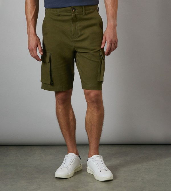 Maine  - Khaki Cargo Shorts
