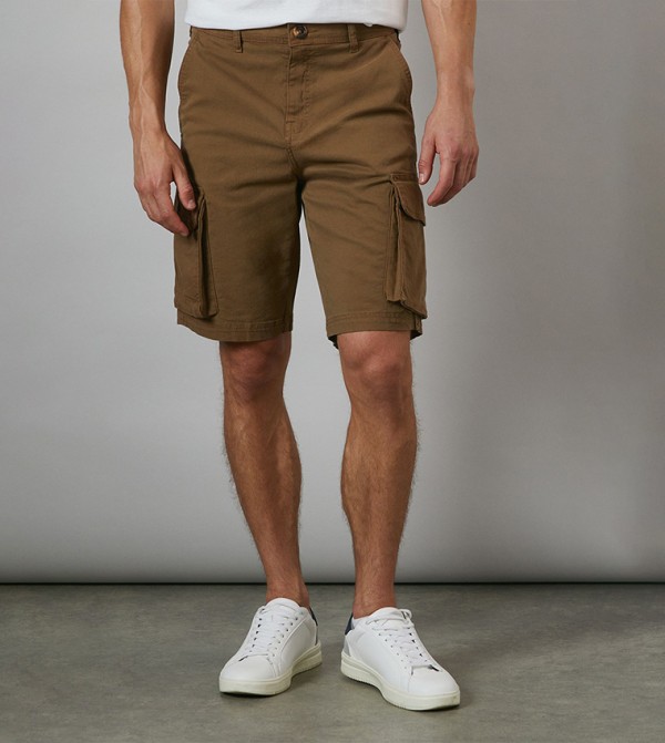 Maine  - Brown Cargo Shorts