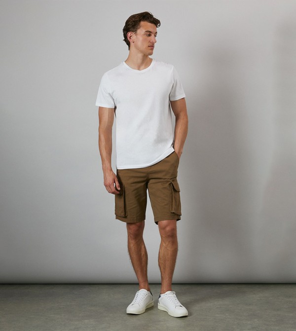 Maine  - Brown Cargo Shorts