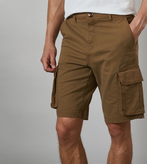 Maine  - Brown Cargo Shorts