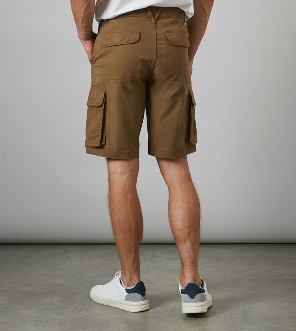 Maine  - Brown Cargo Shorts