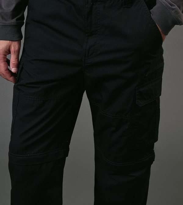 Maine Maine - Black Casual Pants