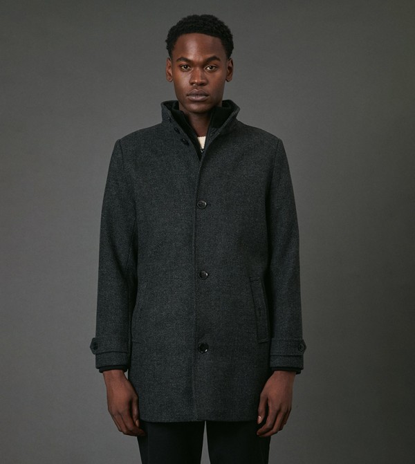 Maine  Overcoats - Charcoal Overcoats