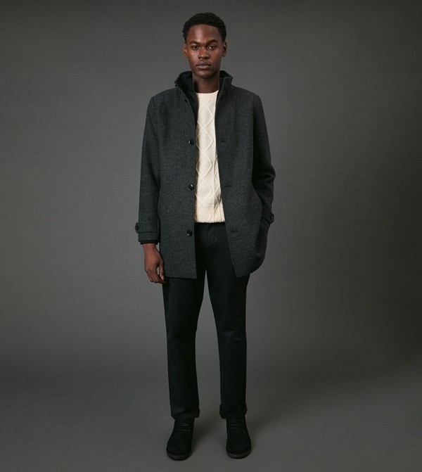 Maine  Overcoats - Charcoal Overcoats