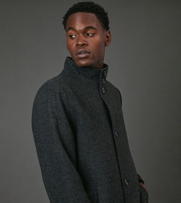 Maine  Overcoats - Charcoal Overcoats