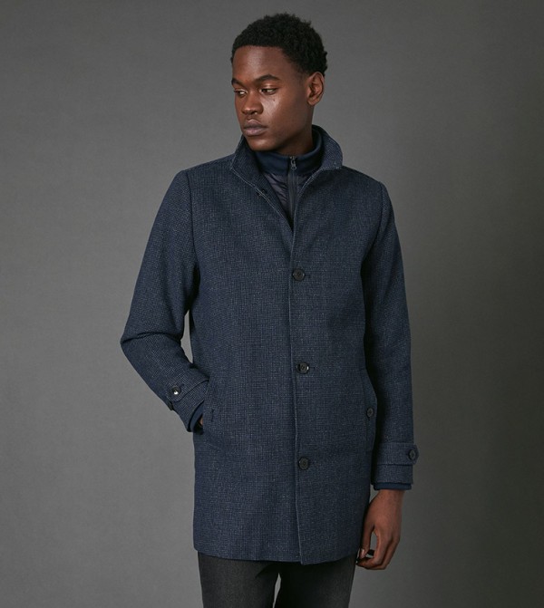 Maine  Overcoats - Navy Overcoats