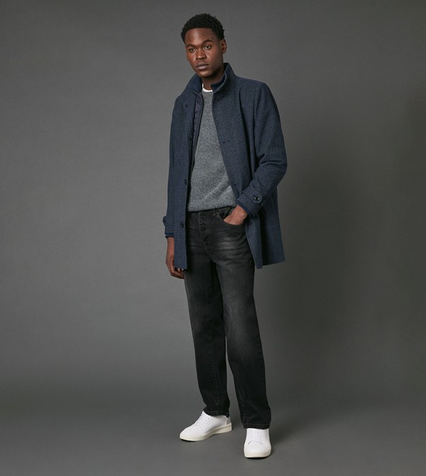 Maine  Overcoats - Navy Overcoats