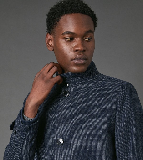 Maine  Overcoats - Navy Overcoats