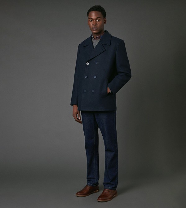 Maine  Overcoats - Navy Overcoats