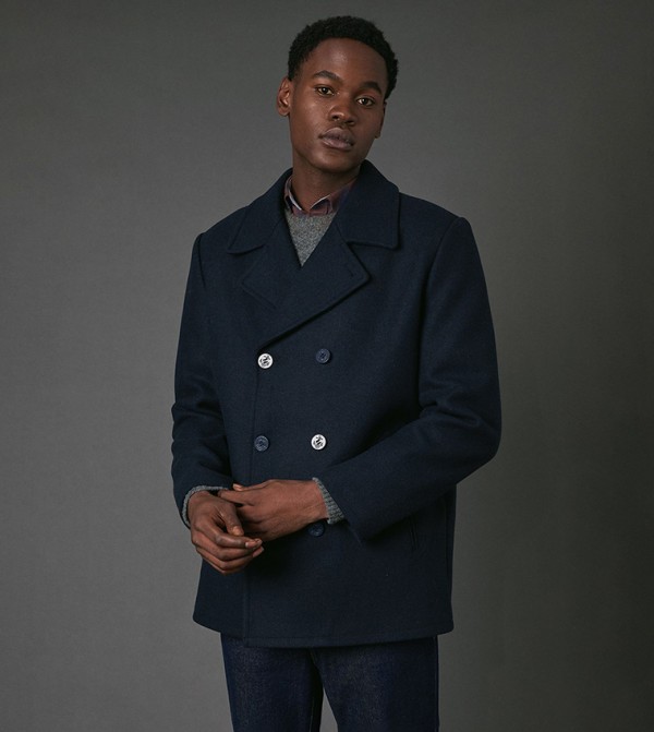 Maine  Overcoats - Navy Overcoats