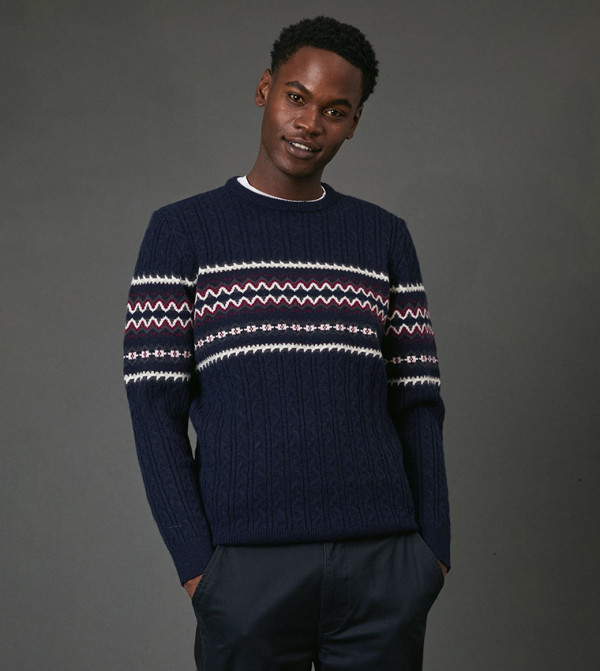 Maine  - NAVY BLUE Sweaters