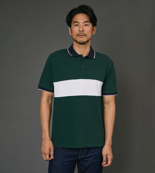Maine  - Green Polo T-shirts
