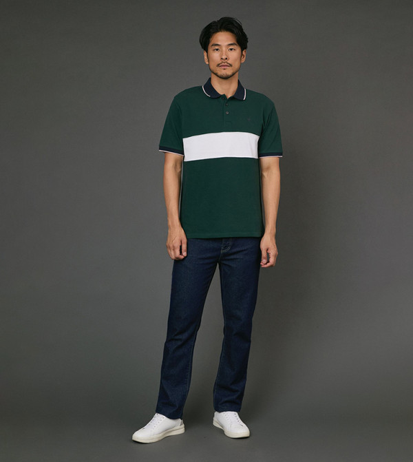 Maine  - Green Polo T-shirts