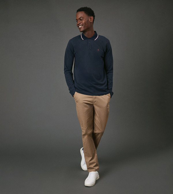 Maine  - Navy Polo T-shirts