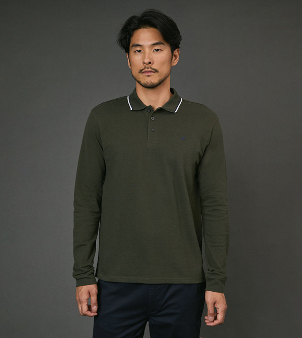 ماين ماين - كاكي قمصان بولو