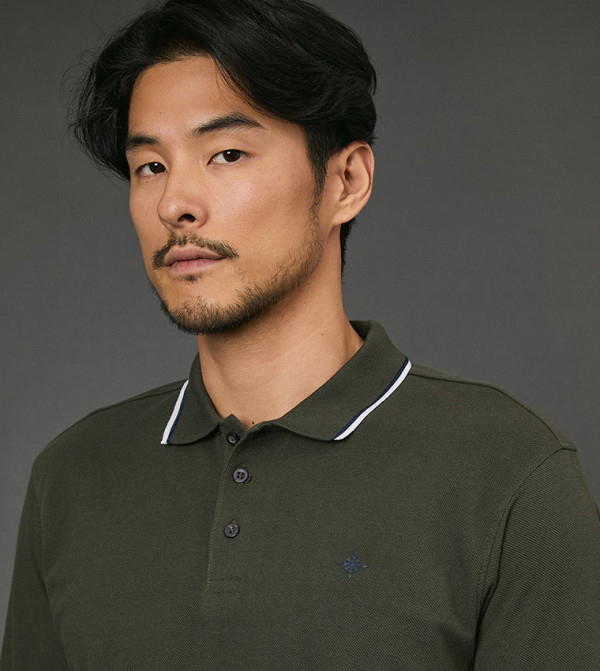 ماين ماين - كاكي قمصان بولو